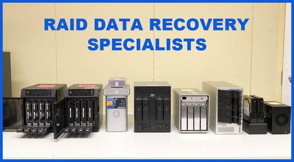 We specialize in RAID data recovery !