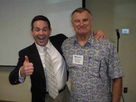 Tyler Wade & Michael Hodges lead out in the training at Rancho Cordova City Hall