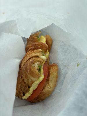 Breakfast croissant!