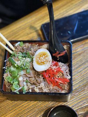 Beef Donburi