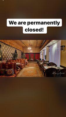 We are PERMANENTLY CLOSED! Yelp doesn't close our account.