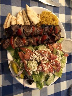 Souvlaki plate