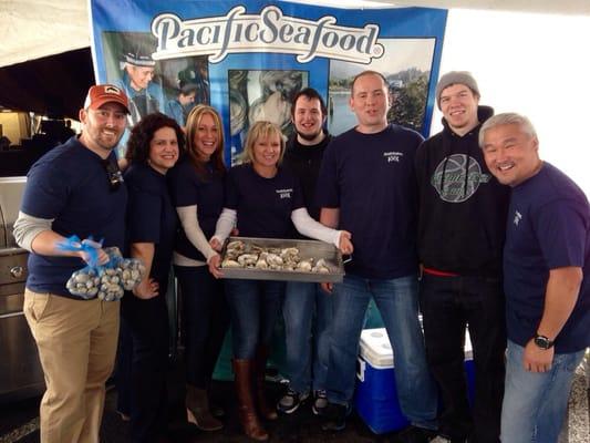 Pacific seafood booth!