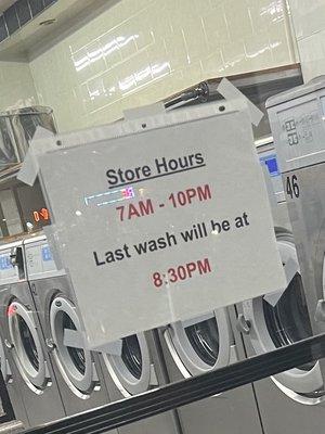 The hours listed are not the hours they operate. Last was at 8:30 is a far cry from 24 hours or even midnight.  .