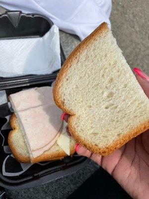 Kids Turkey and Cheese Sandwich