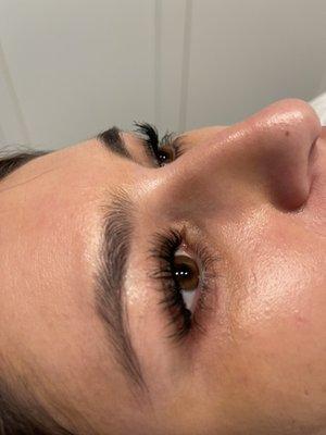 Lash lift week later