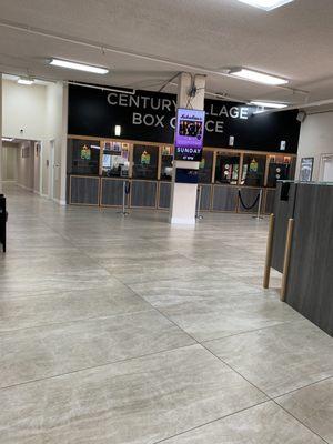 Box Office in Clubhouse where you can purchase tickets for the Live Shows offered every month in the Fall Season in the 1600 seating Theatre