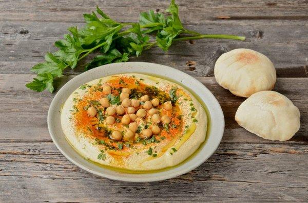 Hummus and pita