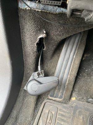 100% my lever was not broken when I left the car.  They broke it and said need to replace lever.