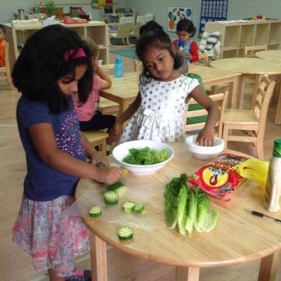 Food preparation in preschool