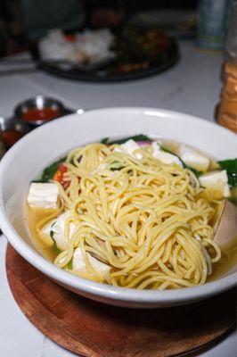 Braised Pork Ramen made vegetarian replaced with tofu