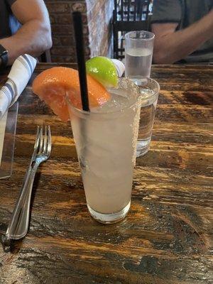 Paloma with fresh grapefruit juice ( $12)