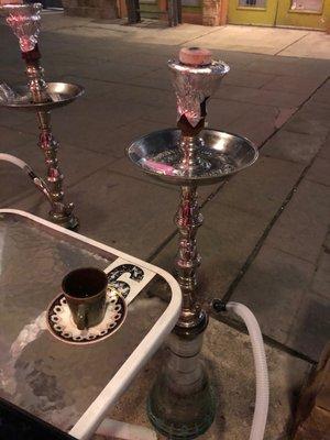 Hookah and Turkish coffee