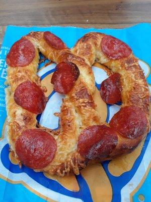 Pepperoni pretzel