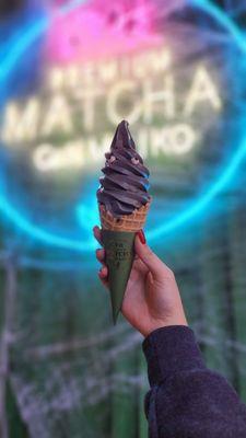 Black Sesame Soft Serve