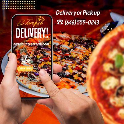 Pick Up & Delivery Available from 2pm to 10:30pm 

Wednesday to Monday