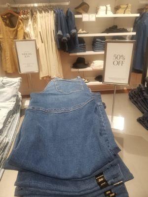 Wide leg jeans for the ladies