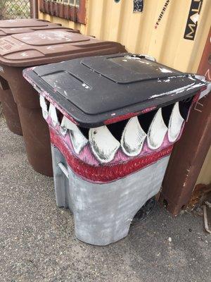 The Trash Can Has Teeth!