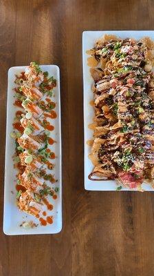 Crazy Salmon Roll & Nacho