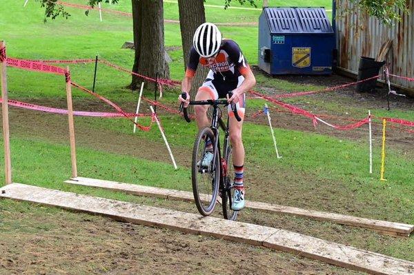 Stepping up at the CX race