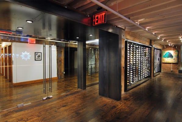 Primary entrance to store off of interior corridor which accesses 28th St and the Terminal Stores Tunnel.