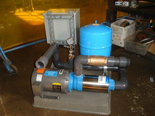 Domestic Booster Pump package with Variable Speed Drive (VFD)