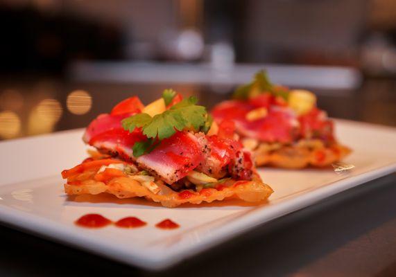 Ahi Tuna Tostadas