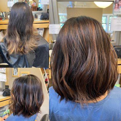 Balayage b 4 & after