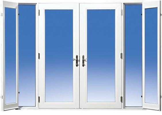 French Doors with operable sidelites