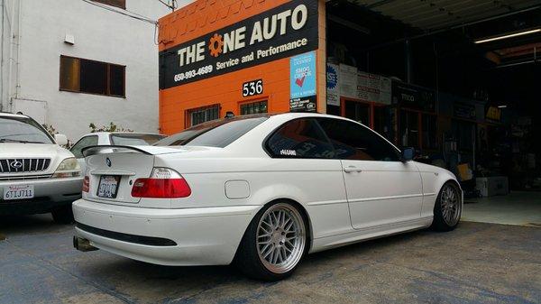 330Ci with extreme low BC coilover