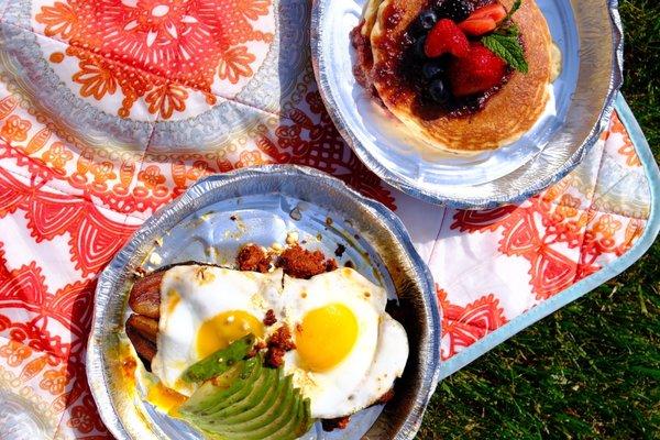 Benny's Benedict, Lemon Ricotta Pancakes