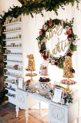 Dessert table from Blossom