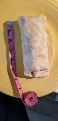 Sweet Onion Teriyaki Chicken Wrap, while flavorful, is on the small side. I'm not sure it would hold together if larger.