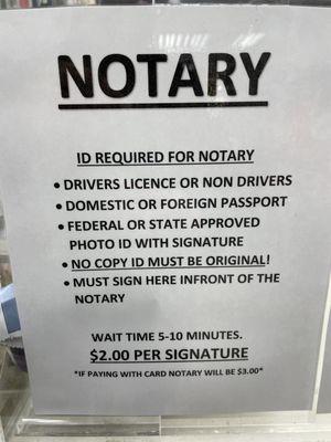 Finally a place that has Notary and was done in less then 5 minutes