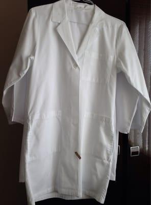 Double starched lab coats for 2.25 each!!!