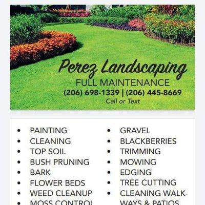 Perez Landscaping