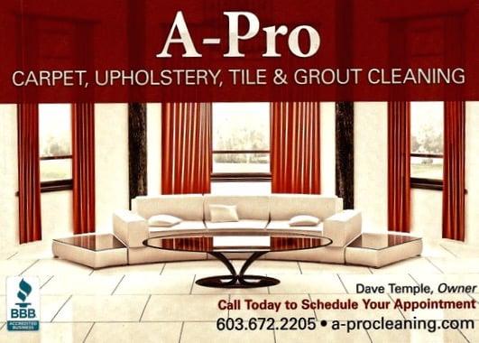 A-Pro Carpet & Upholstery Cleaning