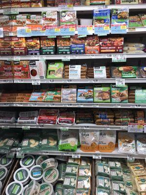 Great selection of tofu