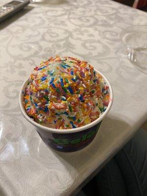 Cake Batter with Sprinkles