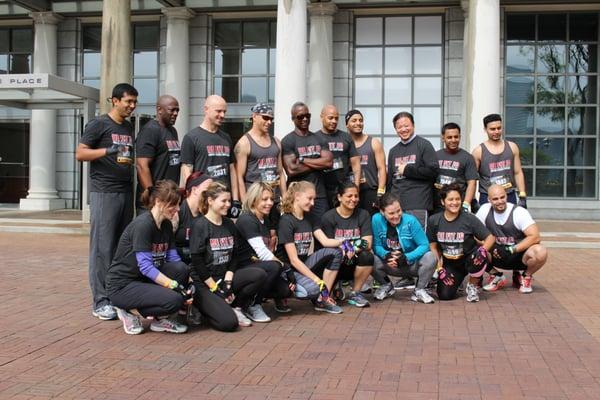 The team at the Men's Fitness Challenge Race #jerseycity