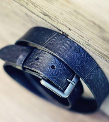 Leather belt