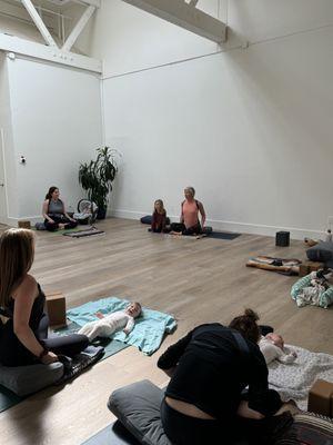 Mommy and Baby Postnatal Yoga class