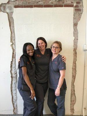 Our dental assistants, Jerrene, Allison and Jennifer