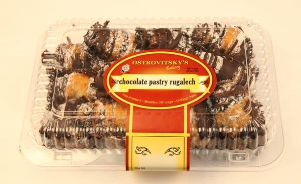 Chocolate rugelach by the pound ...