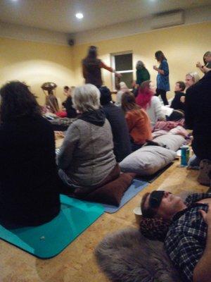 Sound bath healing