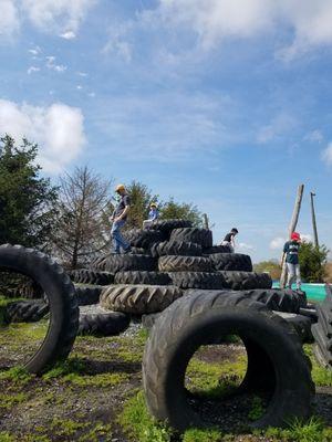 Tire climb