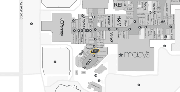 Currency Exchange International located inside Alderwood Mall