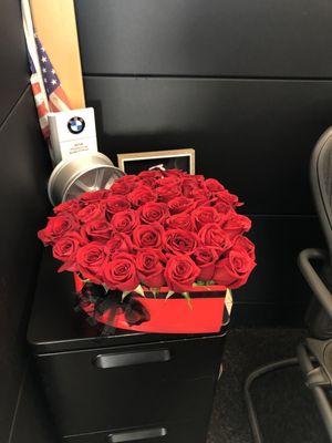 Red Rose box