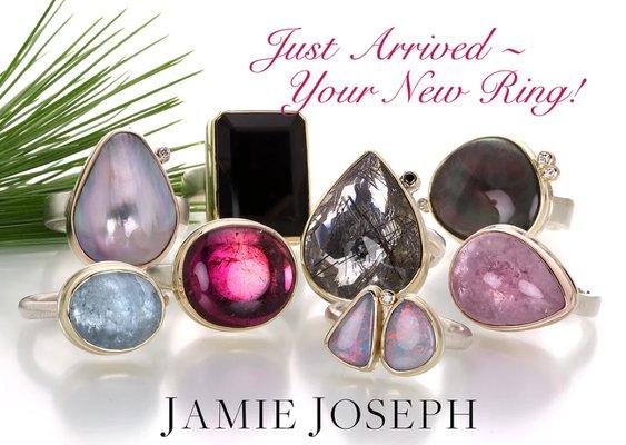 New Jamie Joseph has just arrived at the gallery and the selection simply rocks! Steal the show in cool icy blues, cheek-flushing pinks...