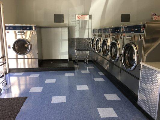 high capacity Express washers and dryers